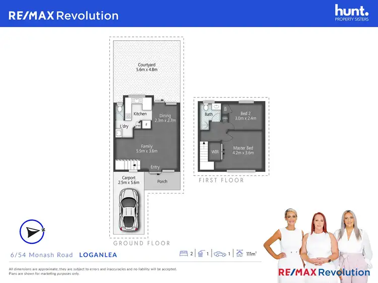 Floorplan of Homely townhouse listing, 6/54 Monash Road, Loganlea QLD 4131