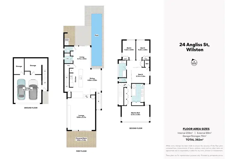 Floorplan of Homely house listing, 24 Angliss Street, Wilston QLD 4051