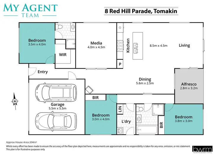 Floorplan of Homely house listing, 8 Red Hill Parade, Tomakin NSW 2537