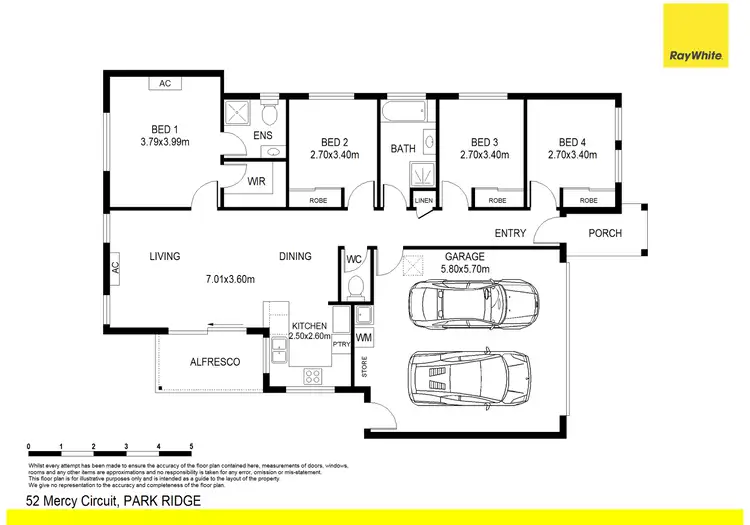 Floorplan of Homely house listing, 52 Mercy Circuit, Park Ridge QLD 4125