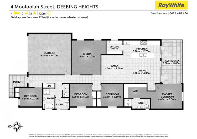 Floorplan of Homely house listing, 4 Mooloolah Street, Deebing Heights QLD 4306
