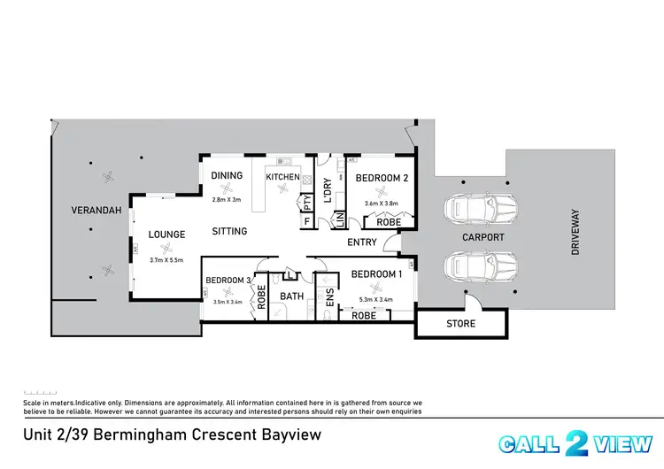 Floorplan of Homely unit listing, 2/39 Bermingham Crescent, Bayview NT 820