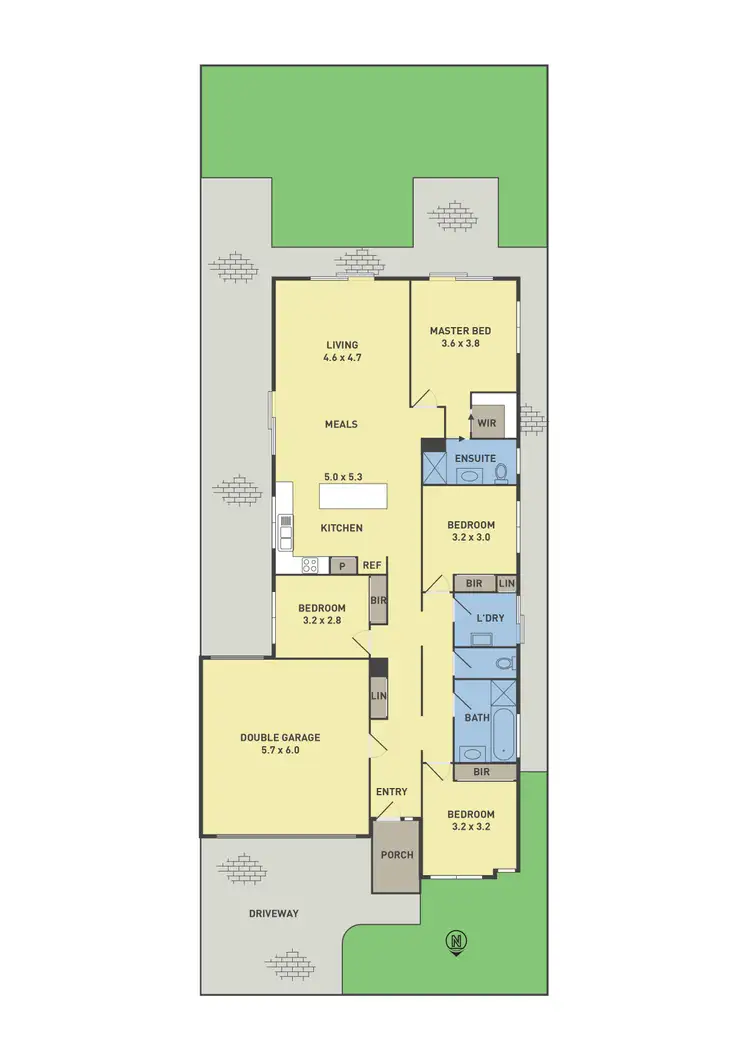 Floorplan of Homely house listing, 477 Grand Boulevard, Craigieburn VIC 3064