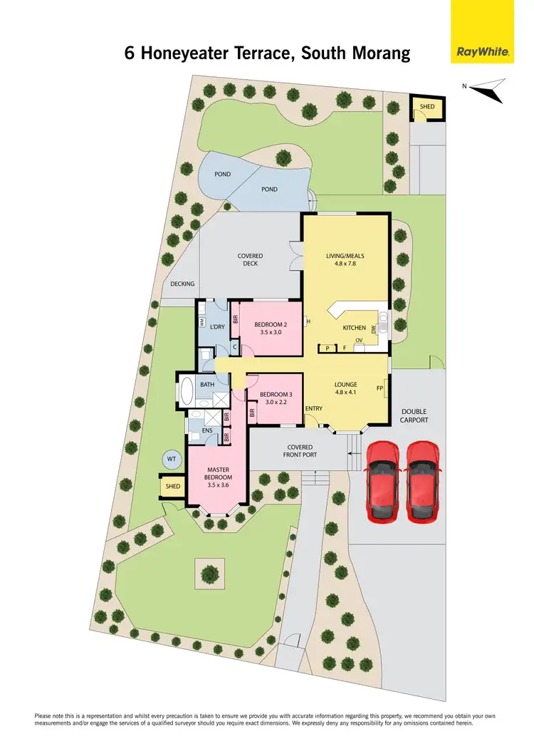 Floorplan of Homely house listing, 6 Honeyeater Terrace, South Morang VIC 3752