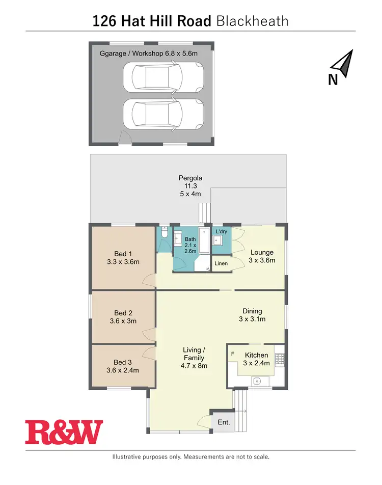 Floorplan of Homely house listing, 126 Hat Hill Road, Blackheath NSW 2785