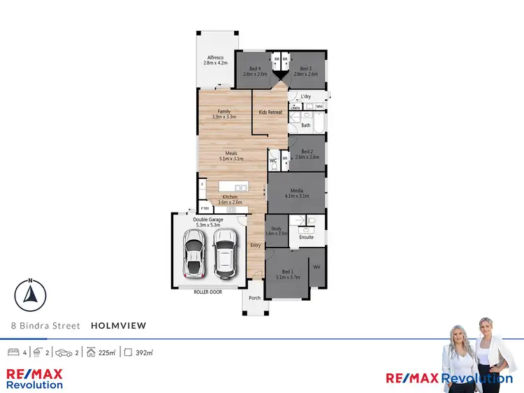 Floorplan of Homely house listing, 8 Bindra Street, Holmview QLD 4207