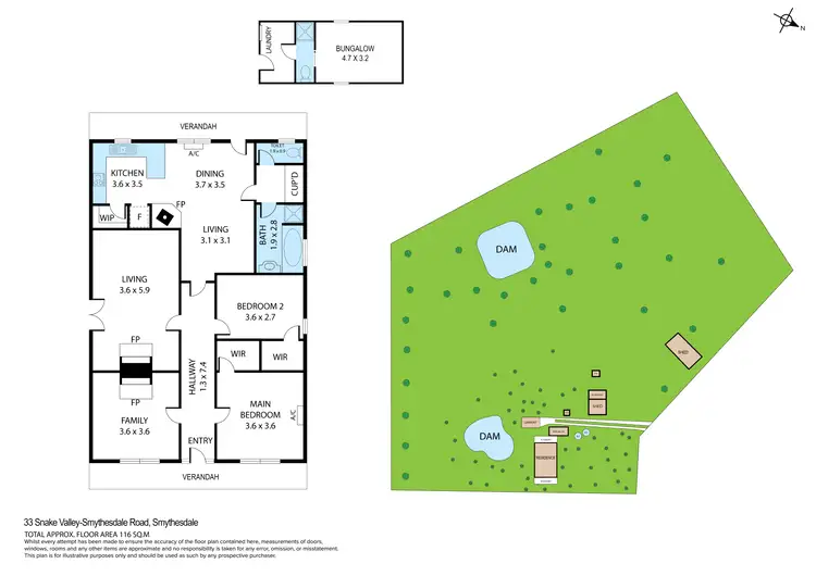 Floorplan of Homely house listing, 33 Smythesdale-Snake Valley Road, Smythesdale VIC 3351