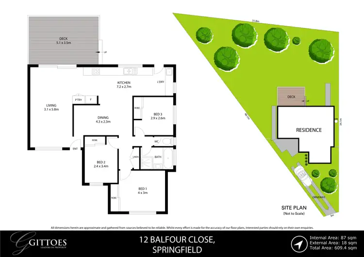 Floorplan of Homely house listing, 12 Balfour Close, Springfield NSW 2250