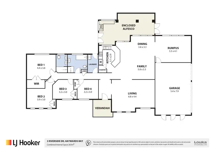 Floorplan of Homely house listing, 3 Riverside Crescent, Haywards Bay NSW 2530