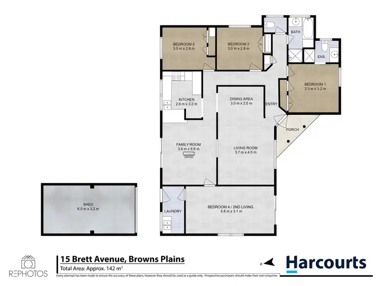 Floorplan of Homely house listing, 15 Brett Avenue, Browns Plains QLD 4118