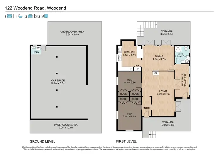 Floorplan of Homely house listing, 122 Woodend Road, Woodend QLD 4305