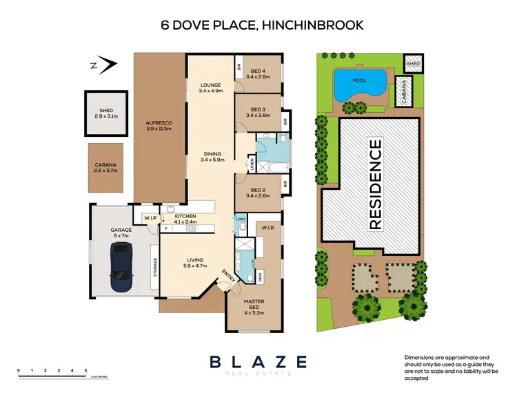 Floorplan of Homely house listing, 6 Dove Place, Hinchinbrook NSW 2168