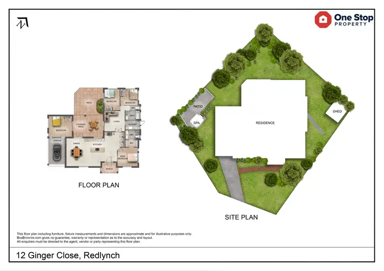 Floorplan of Homely house listing, 12 Ginger Close, Redlynch QLD 4870
