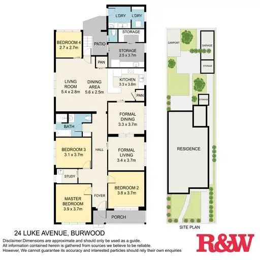 Floorplan of Homely house listing, 24 LUKE AVENUE, Burwood NSW 2134