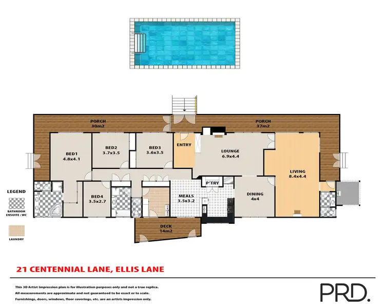 Floorplan of Homely house listing, 21 Centennial Lane, Ellis Lane NSW 2570