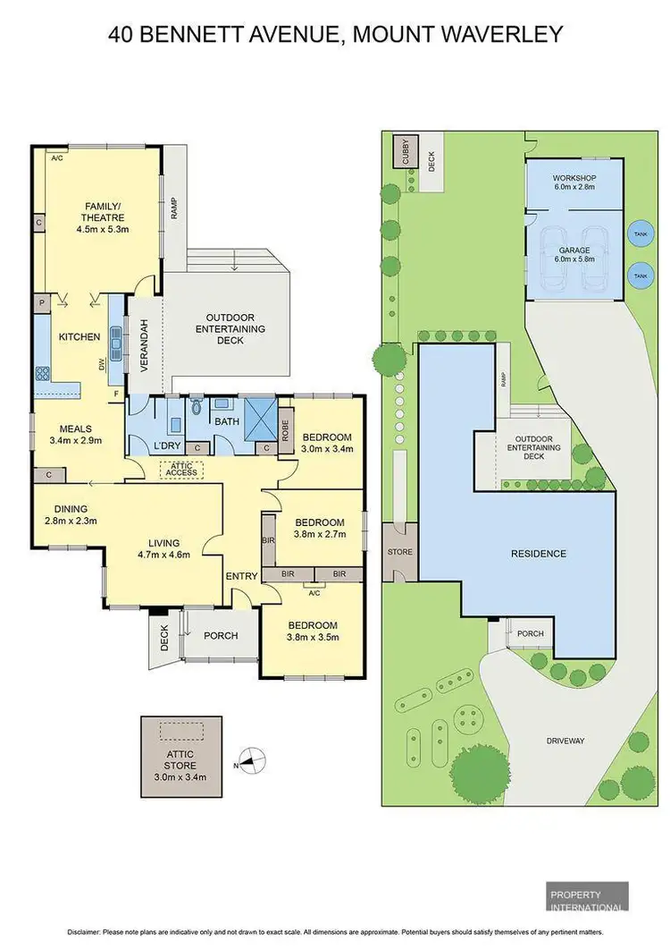 Floorplan of Homely house listing, 40 Bennett Avenue, Mount Waverley VIC 3149
