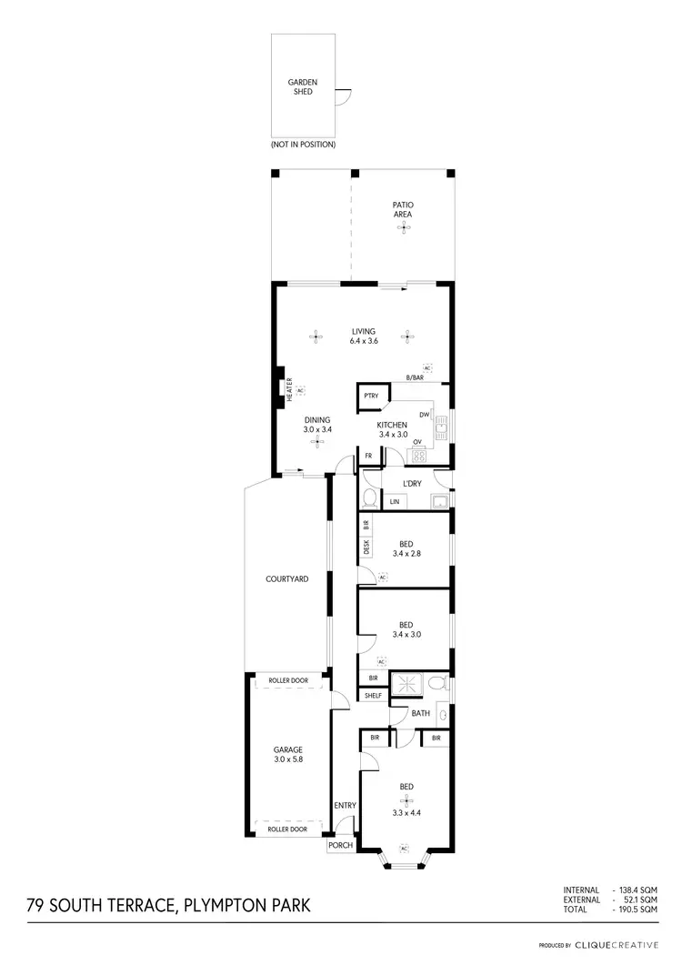 Floorplan of Homely house listing, 79 South Terrace, Plympton Park SA 5038