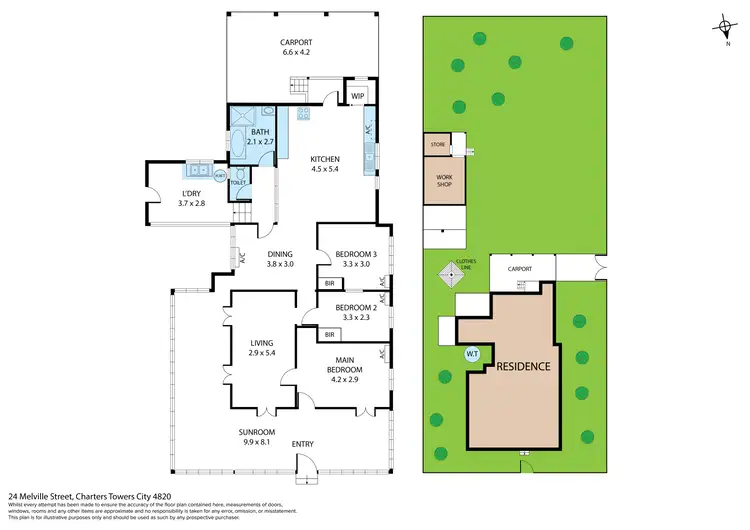 Floorplan of Homely house listing, 24 Melville Street, Charters Towers City QLD 4820