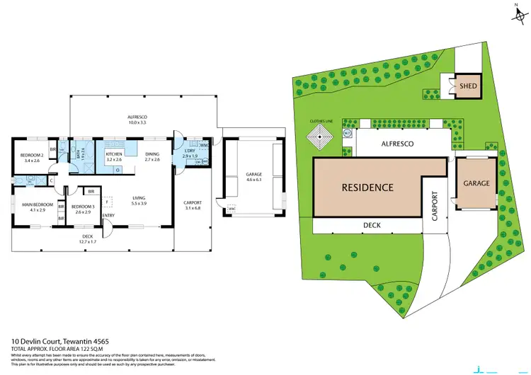 Floorplan of Homely house listing, 10 Devlin Court, Tewantin QLD 4565