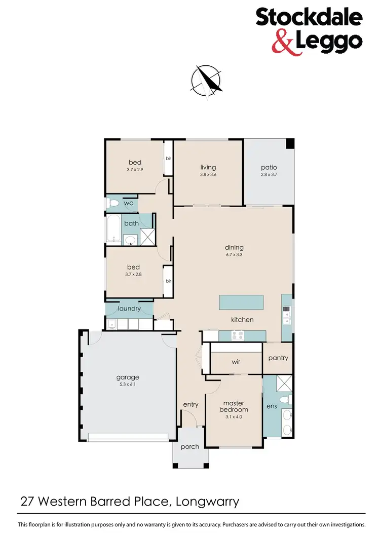 Floorplan of Homely house listing, 27 Western Barred Place, Longwarry VIC 3816