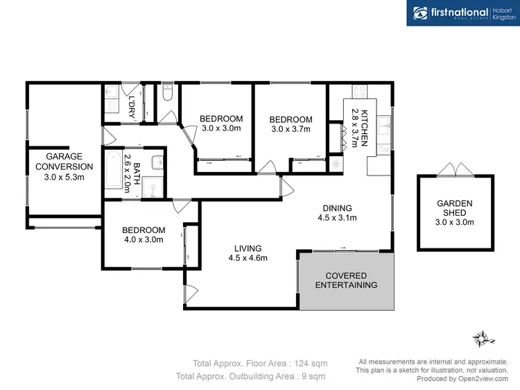 Floorplan of Homely unit listing, 3/946 Cambridge Road, Cambridge TAS 7170