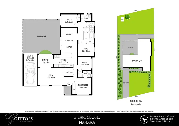 Floorplan of Homely house listing, 3 Eric Close, Narara NSW 2250