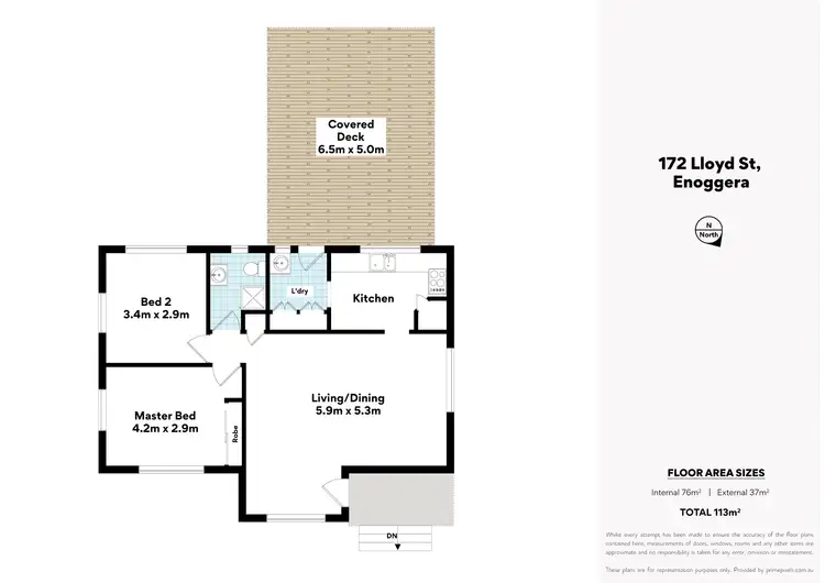 Floorplan of Homely house listing, 172 Lloyd Street, Enoggera QLD 4051
