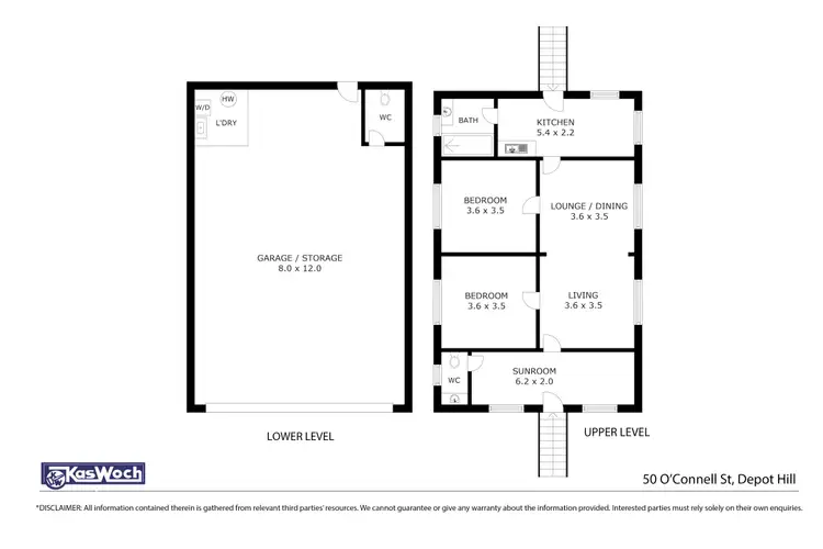 Floorplan of Homely house listing, 50 O'CONNELL STREET, Depot Hill QLD 4700