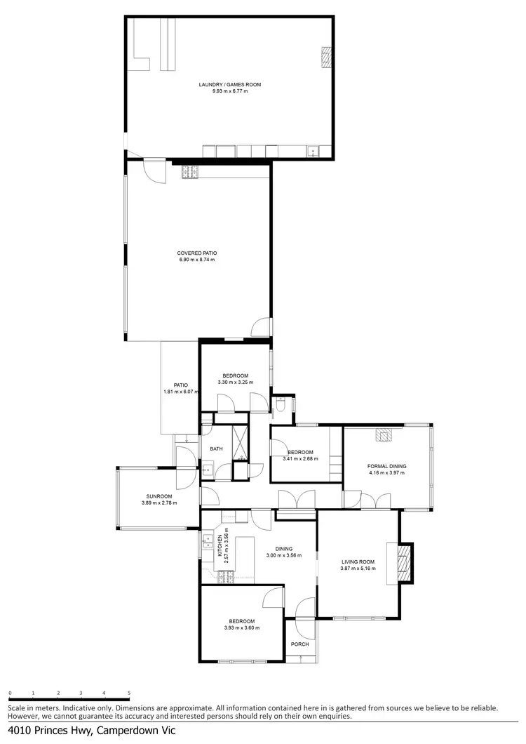Floorplan of Homely house listing, 4010 Princes Highway, Camperdown VIC 3260