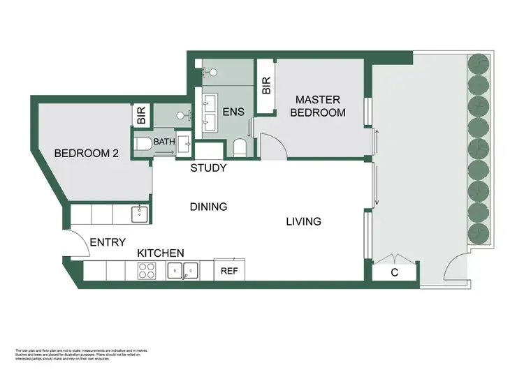 Floorplan of Homely apartment listing, G13/1 Finishline View, Floreat WA 6014