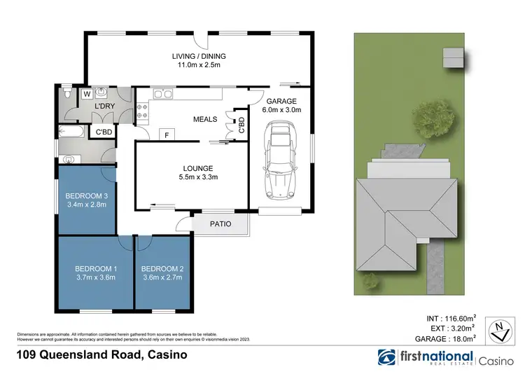 Floorplan of Homely house listing, 109 Queensland Road, Casino NSW 2470