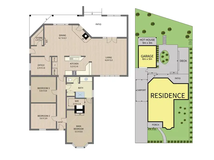 Floorplan of Homely house listing, 44 Station Road, Foster VIC 3960