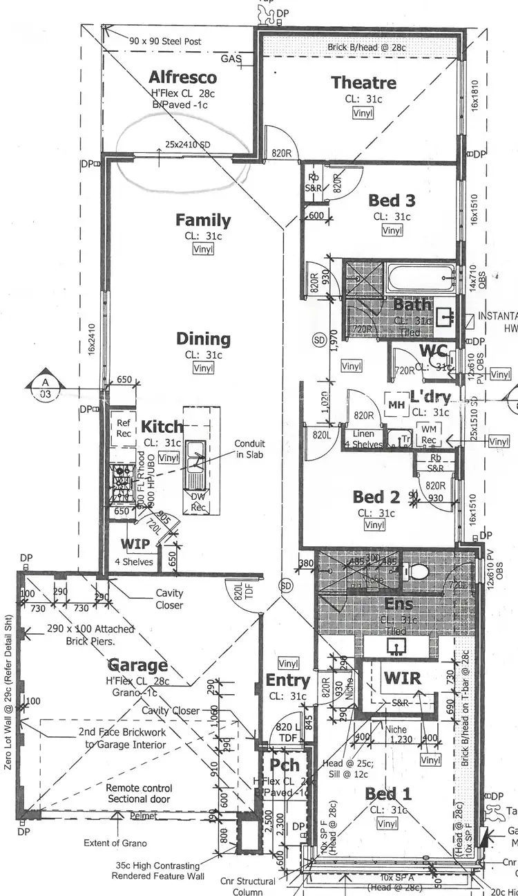 Floorplan of Homely house listing, 11 Aldine Ridge, Aveley WA 6069
