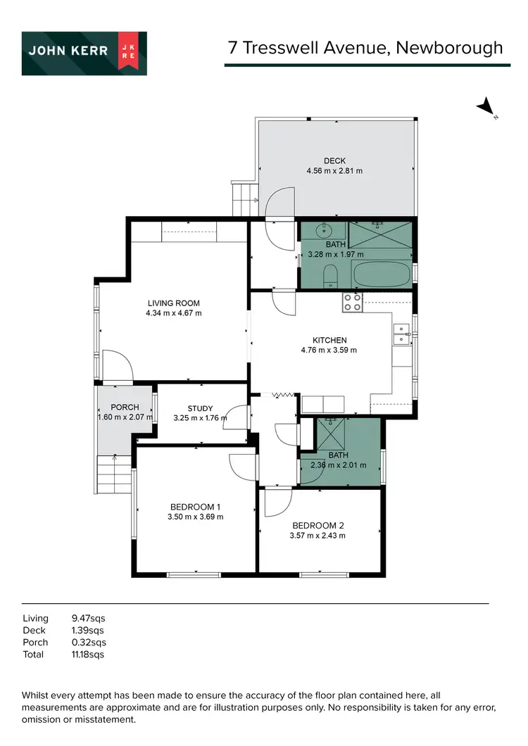 Floorplan of Homely house listing, 7 Tresswell Avenue, Newborough VIC 3825