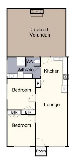 Floorplan of Homely unit listing, 1/57 Stewart Street, Boronia VIC 3155