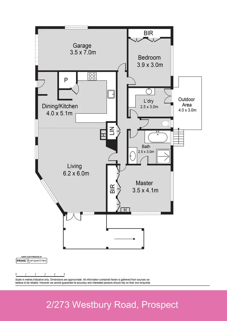 Floorplan of Homely unit listing, 2/273 Westbury Road, Prospect TAS 7250