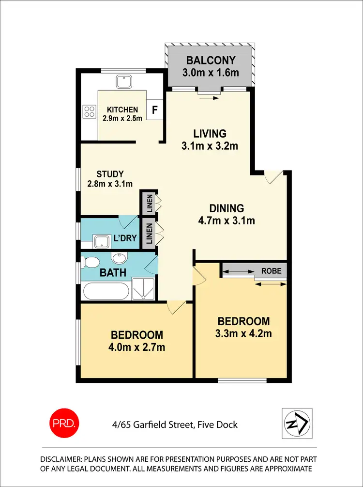 Floorplan of Homely unit listing, 4/65 Garfield Street, Five Dock NSW 2046