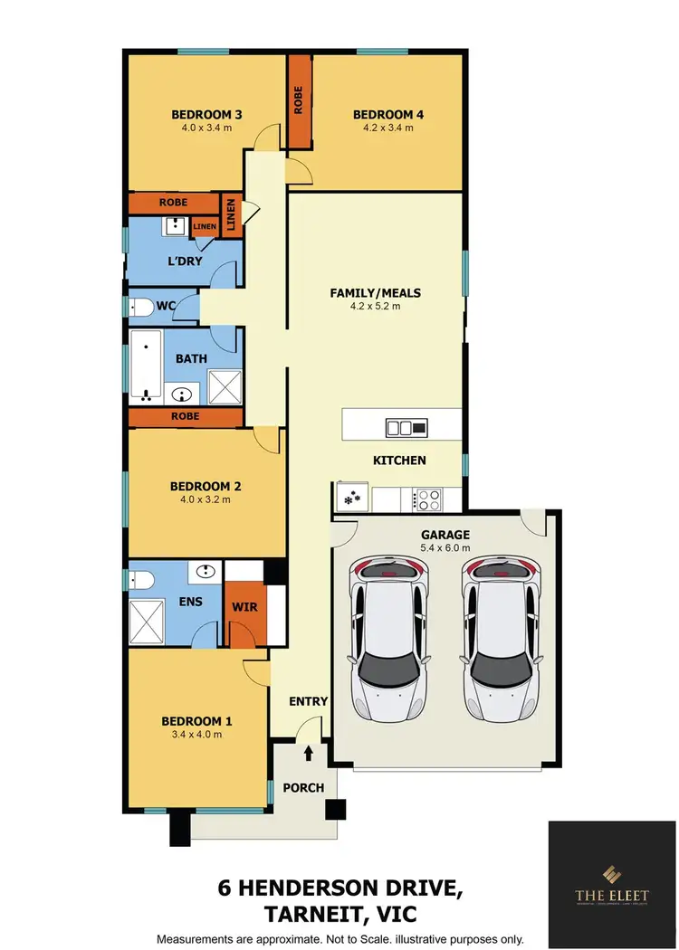 Floorplan of Homely house listing, 6 Henderson Drive, Tarneit VIC 3029
