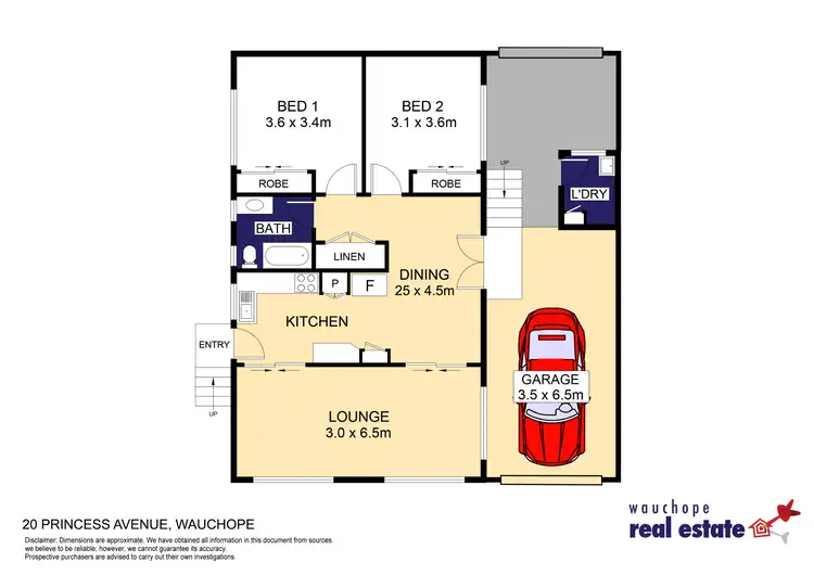 Floorplan of Homely house listing, 20 Princess Avenue, Wauchope NSW 2446