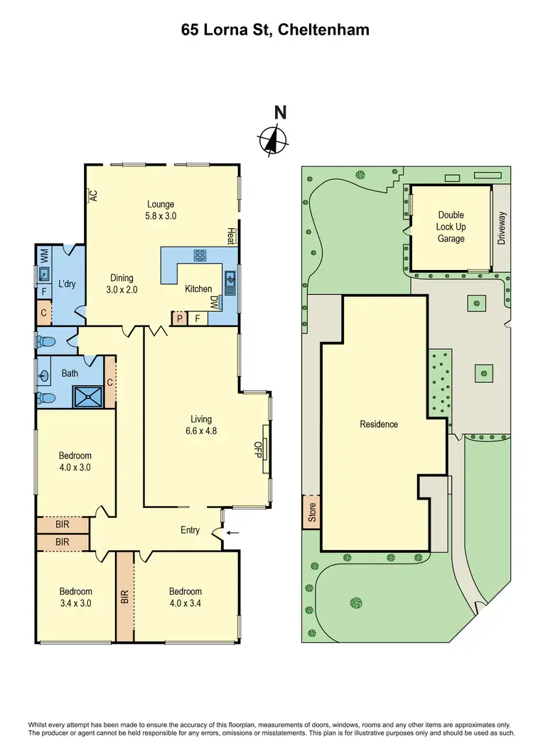 Floorplan of Homely house listing, 65 Lorna Street, Cheltenham VIC 3192