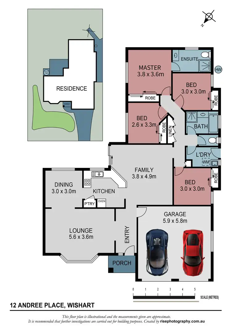 Floorplan of Homely house listing, 12 Andree Place, Wishart QLD 4122