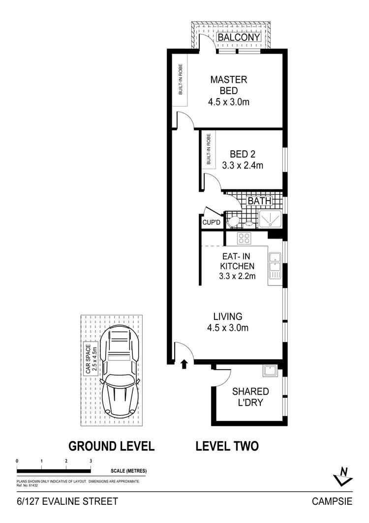 Floorplan of Homely apartment listing, 6/127 Evaline Street, Campsie NSW 2194
