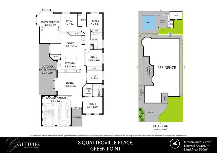 Floorplan of Homely house listing, 8 Quattroville Place, Green Point NSW 2251