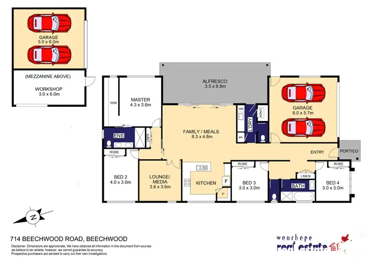 Floorplan of Homely house listing, 714 Beechwood Road, Beechwood NSW 2446