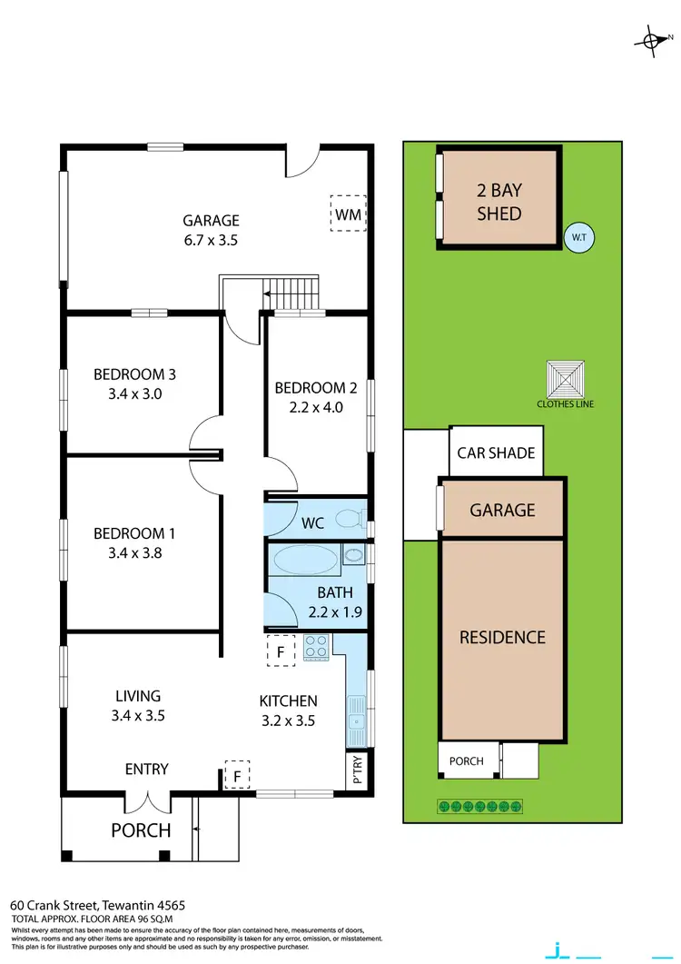 Floorplan of Homely house listing, 60 Crank St, Tewantin QLD 4565