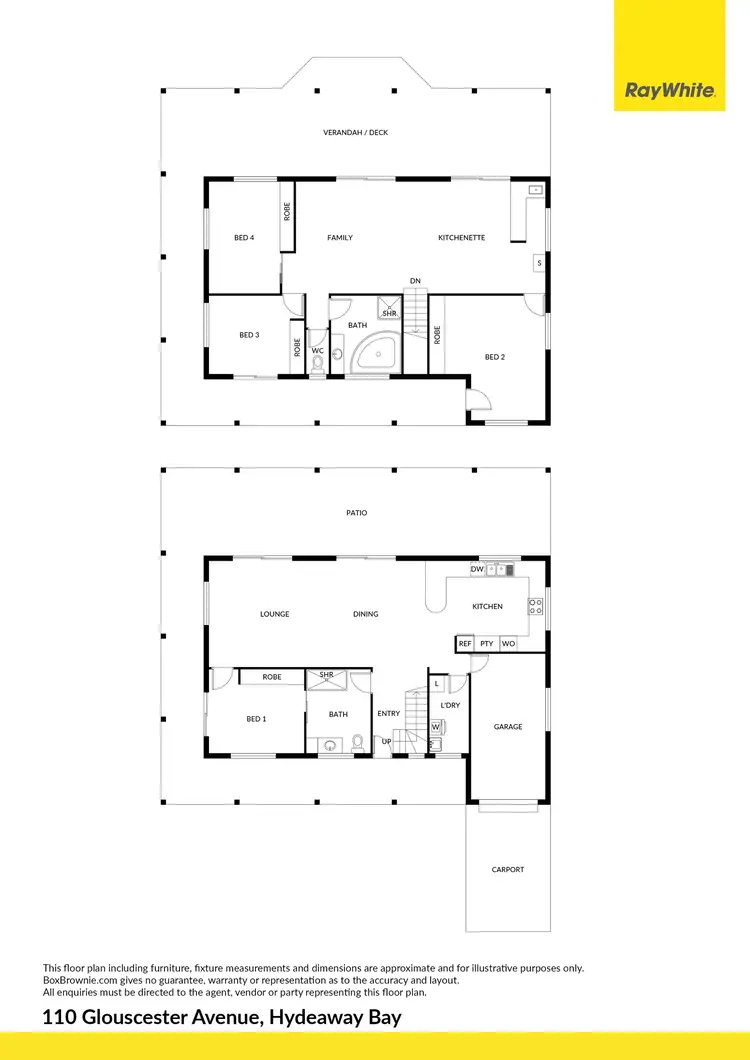 Floorplan of Homely house listing, 110 Gloucester Avenue, Hideaway Bay QLD 4800