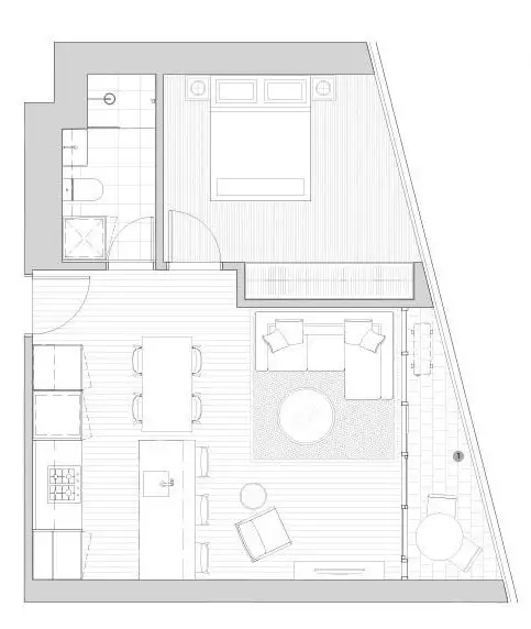 Floorplan of Homely apartment listing, 1909/179 Alfred Street, Fortitude Valley QLD 4006