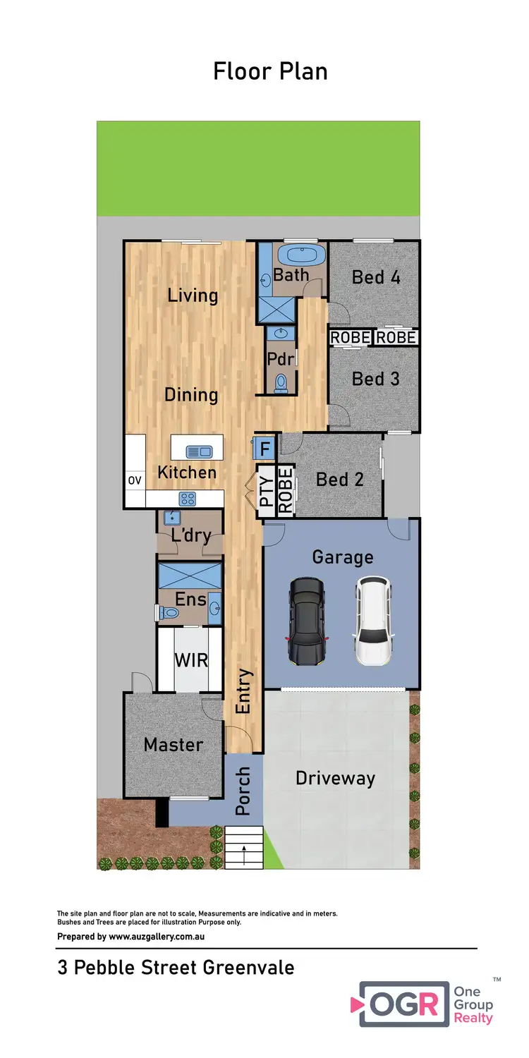 Floorplan of Homely house listing, 3 Pebble Street, Greenvale VIC 3059