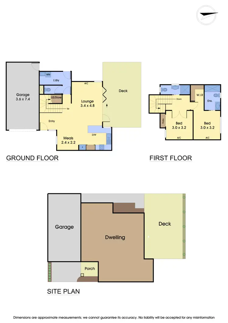 Floorplan of Homely townhouse listing, 3/25 Falcon Road, Macleod VIC 3085