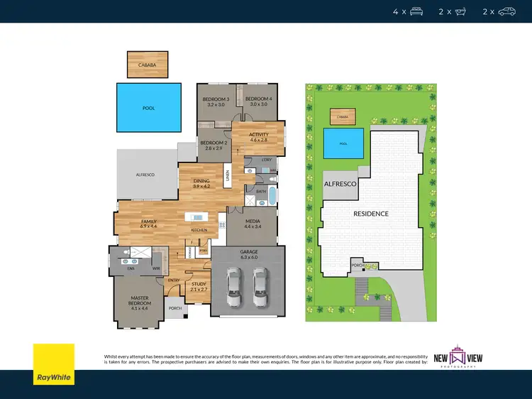 Floorplan of Homely house listing, 3 Lomandra court, Brookwater QLD 4300
